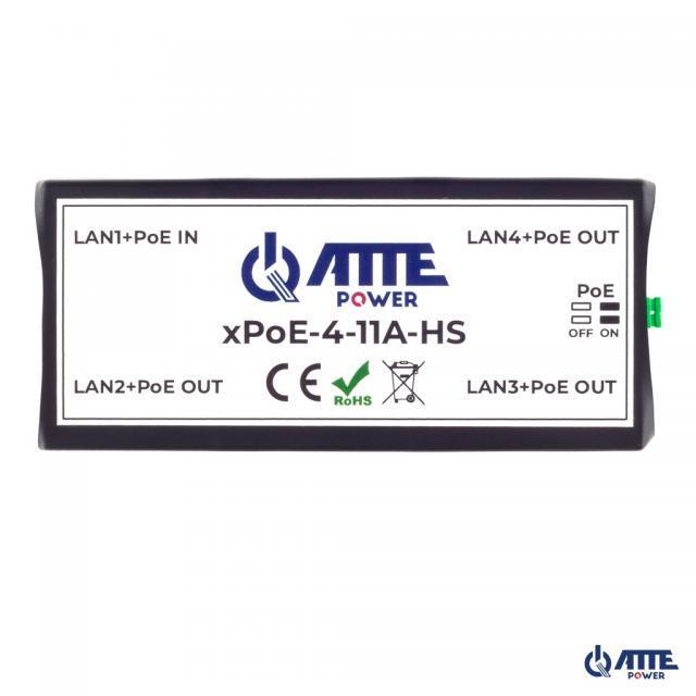 Switch PoE 4 portowy XPOE-4-11A-HS ATTE