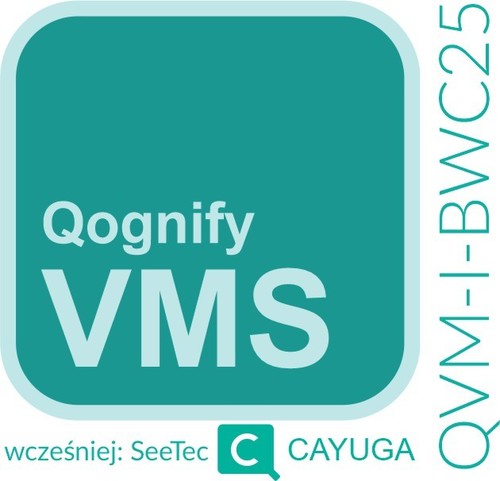 Qognify VMS - moduł obsługi kamer nasobnych dla 25 kamer