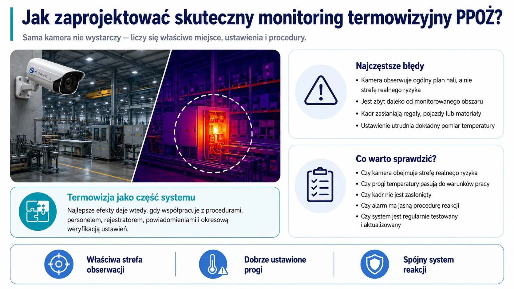 Jak zaprojektować skuteczny monitoring termowizyjny PPOŻ?