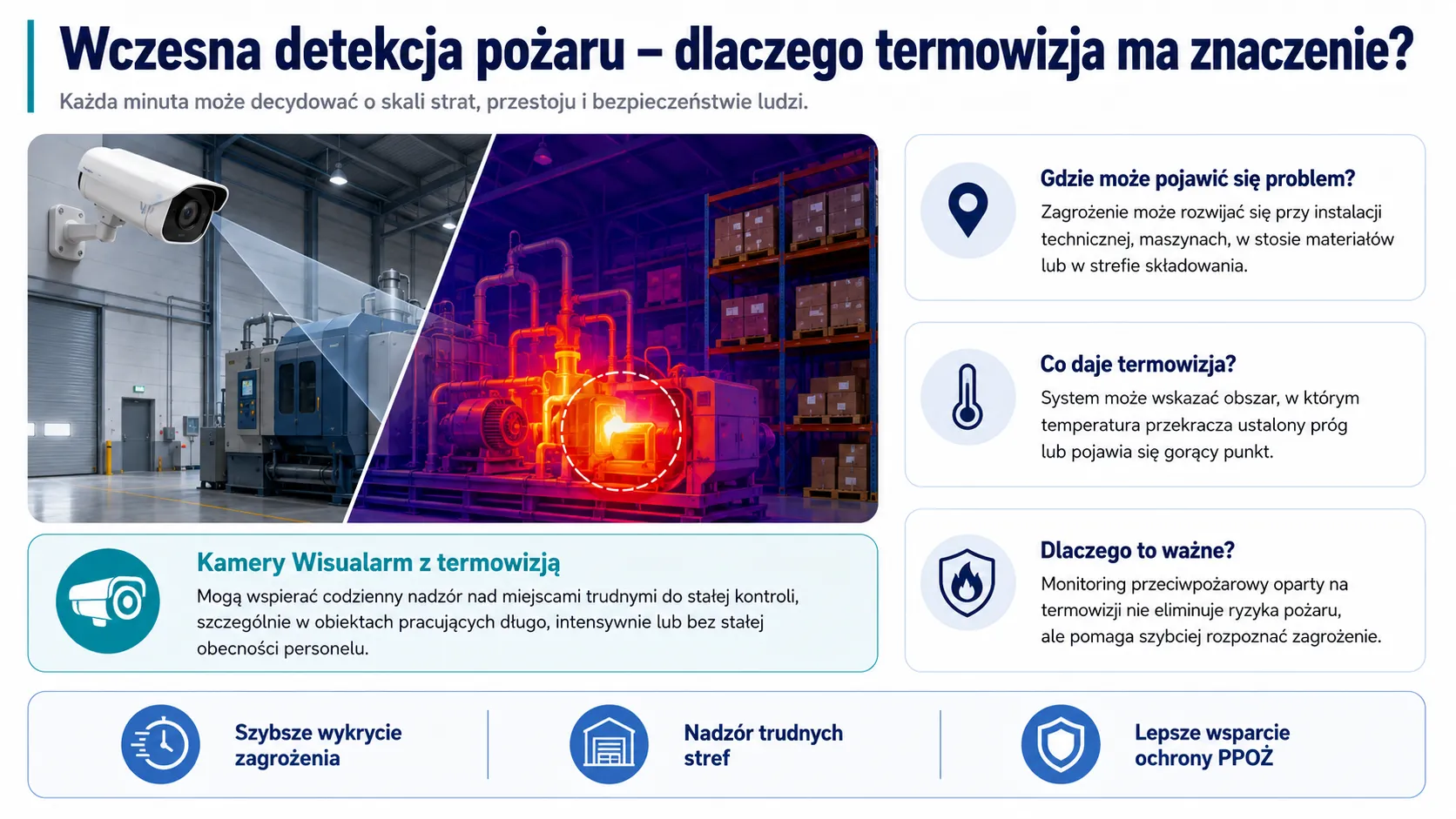 Wczesna detekcja pożaru - dlaczego termowizja ma znaczenie?
