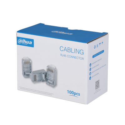 Wtyk RJ45 100 szt. „STP CAT5E 15U” Dahua