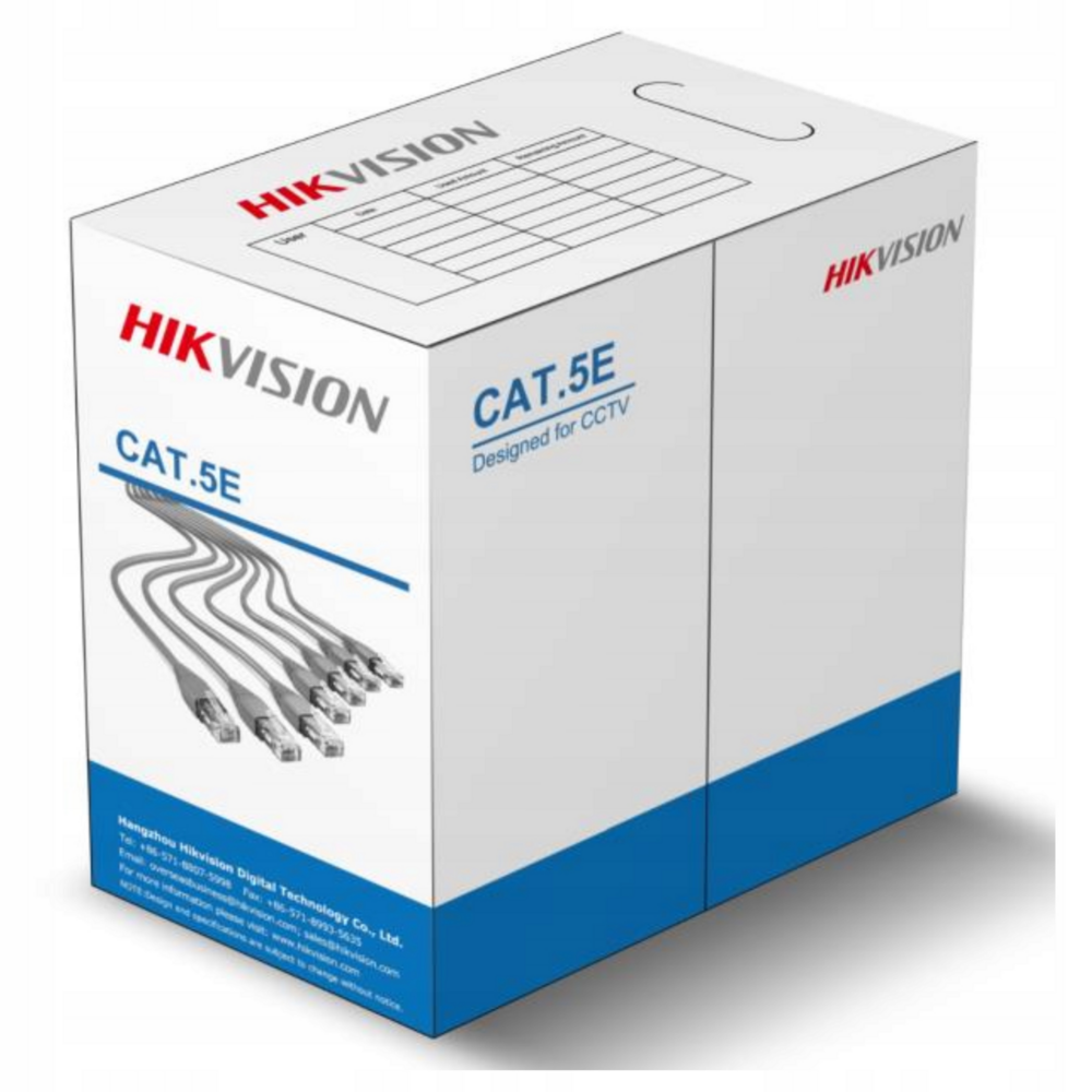 Skrętka Hikvision DS-PL-5E U/UTP cat.5e 305m