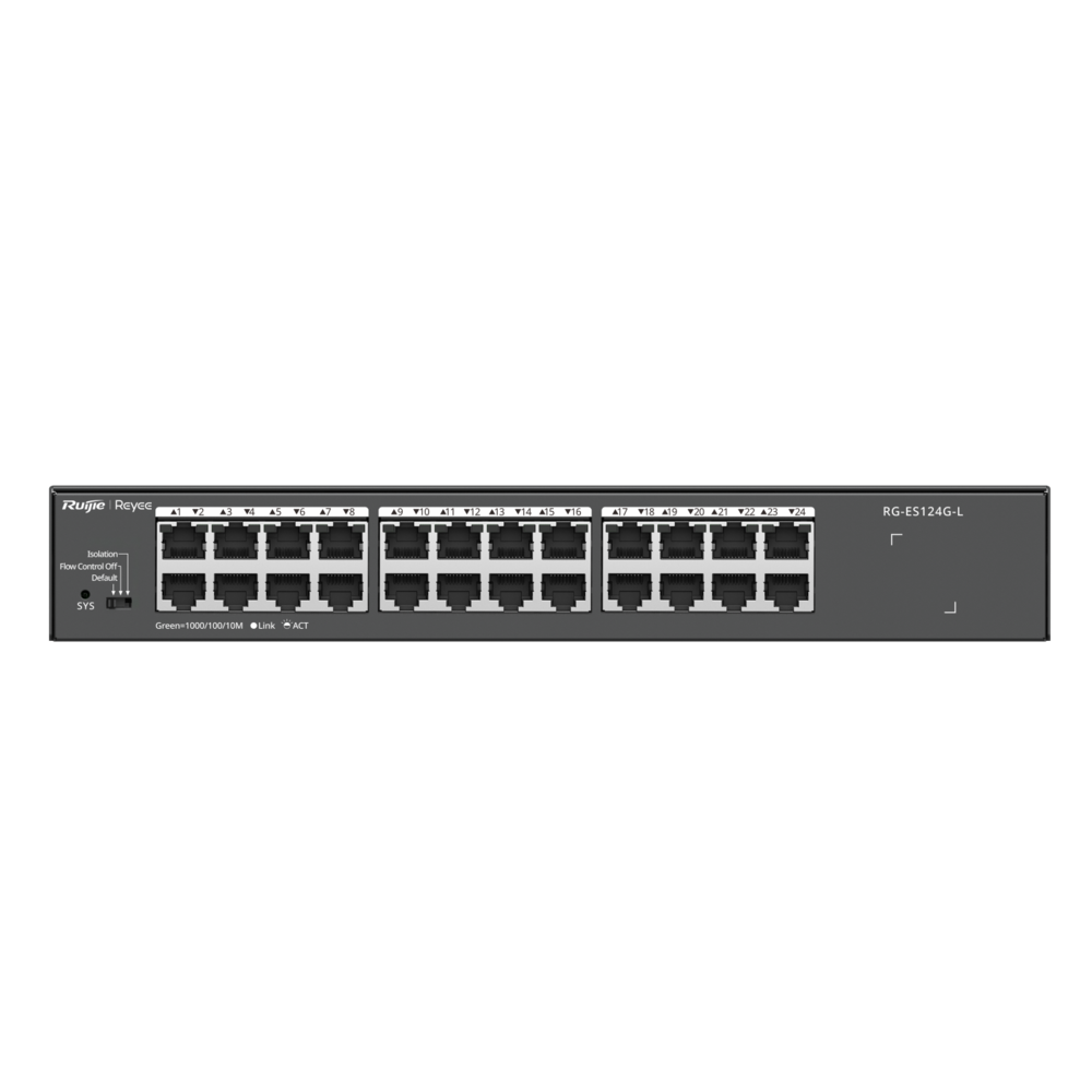 Switch 24+2 gigabit RG-ES126FGS-LP Reyee