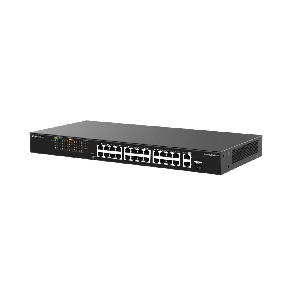 Switch 24 POE +2 gigabit RG-ES126FGS-LP Reyee