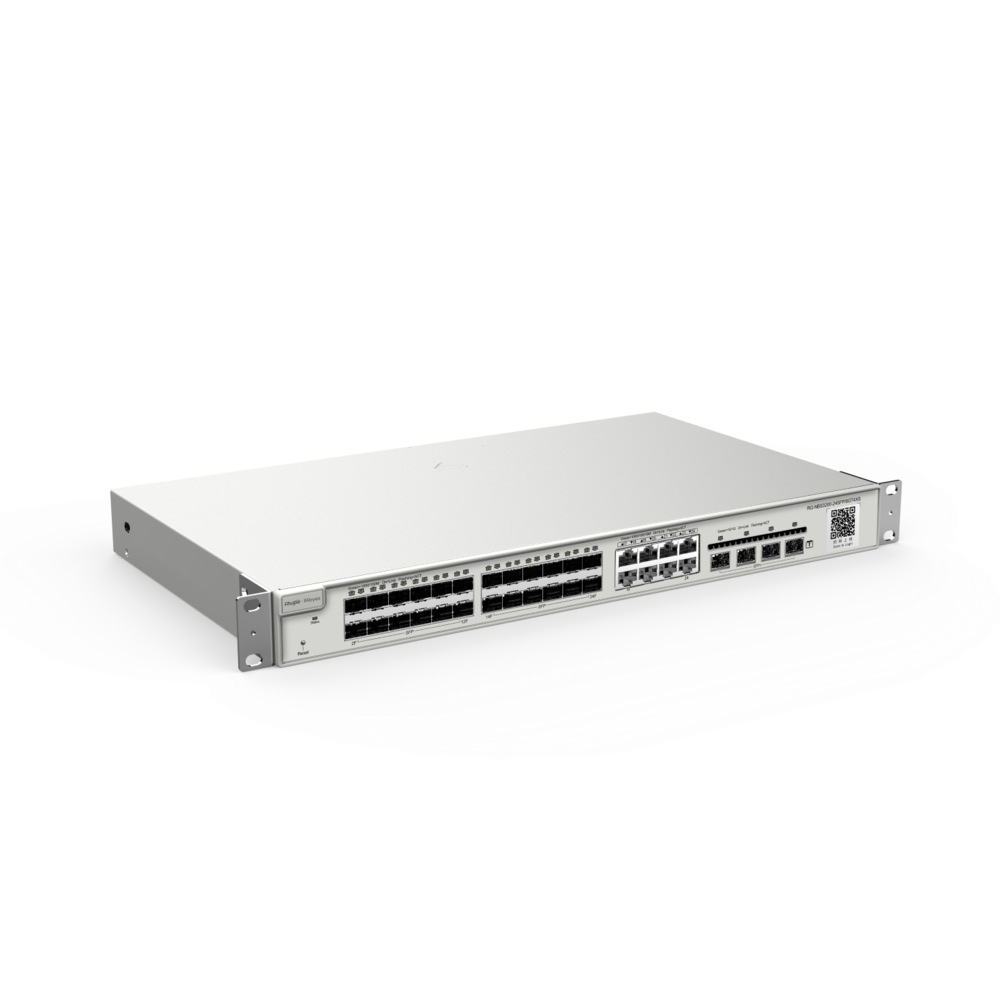 Switch zarządzalny 24-portowy gigabit SFP + 8 combo RJ45, warstwa 2 RG-NBS3200-24GT4XS Reyee