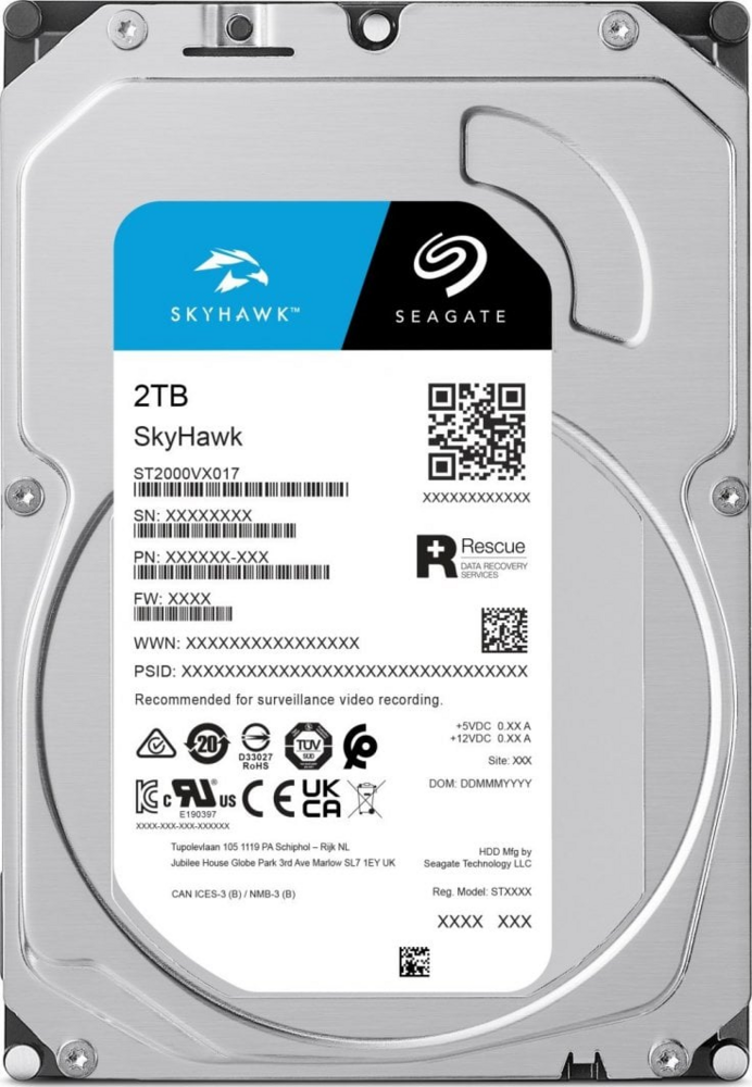 Dysk HDD 3.5'' 2TB Seagate Skyhawk