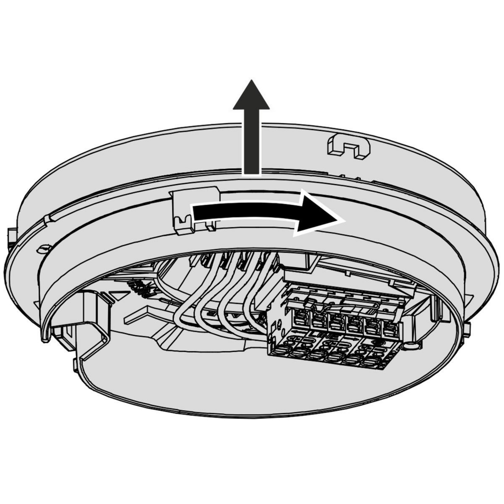 Adapter gniazda czujki Cerberus Nova do gniazda DB721/DB72, FDB2901 Siemens