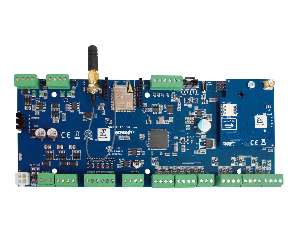 Centrala alarmowa, NeoLTE-IP-64 LTE + WiFi, 4 strefy, 16-64 wejść, 12VDC, Ropam