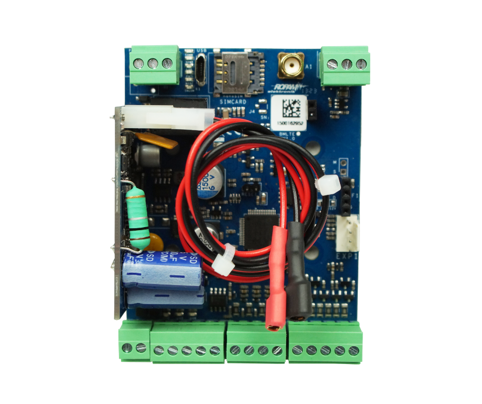 Moduł komunikacyjny GSM, Basic4G-PS 17VAC/24VDC, Telx8, 8 wejść, Ropam