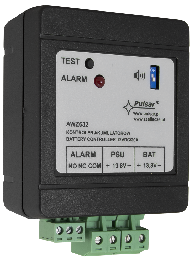 Kontroler akumulatorów 12VDC/20A AWZ632 PULSAR