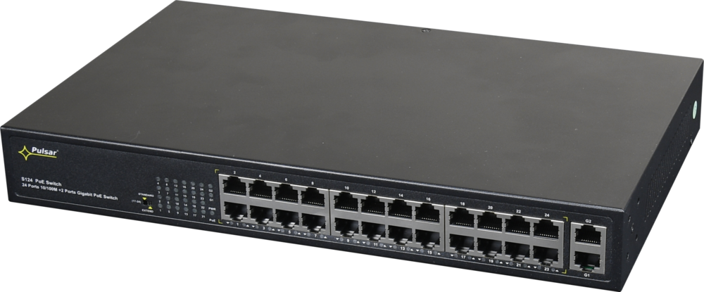 Switch PoE 24 portowy bez zasilacza S124WP PULSAR