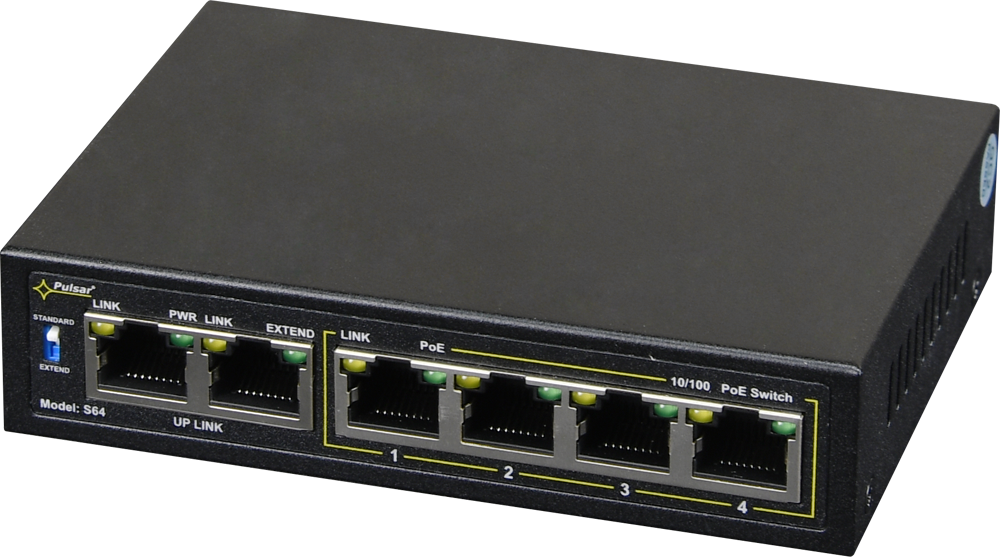 Switch PoE 6 portowy bez zasilacza S64WP PULSAR
