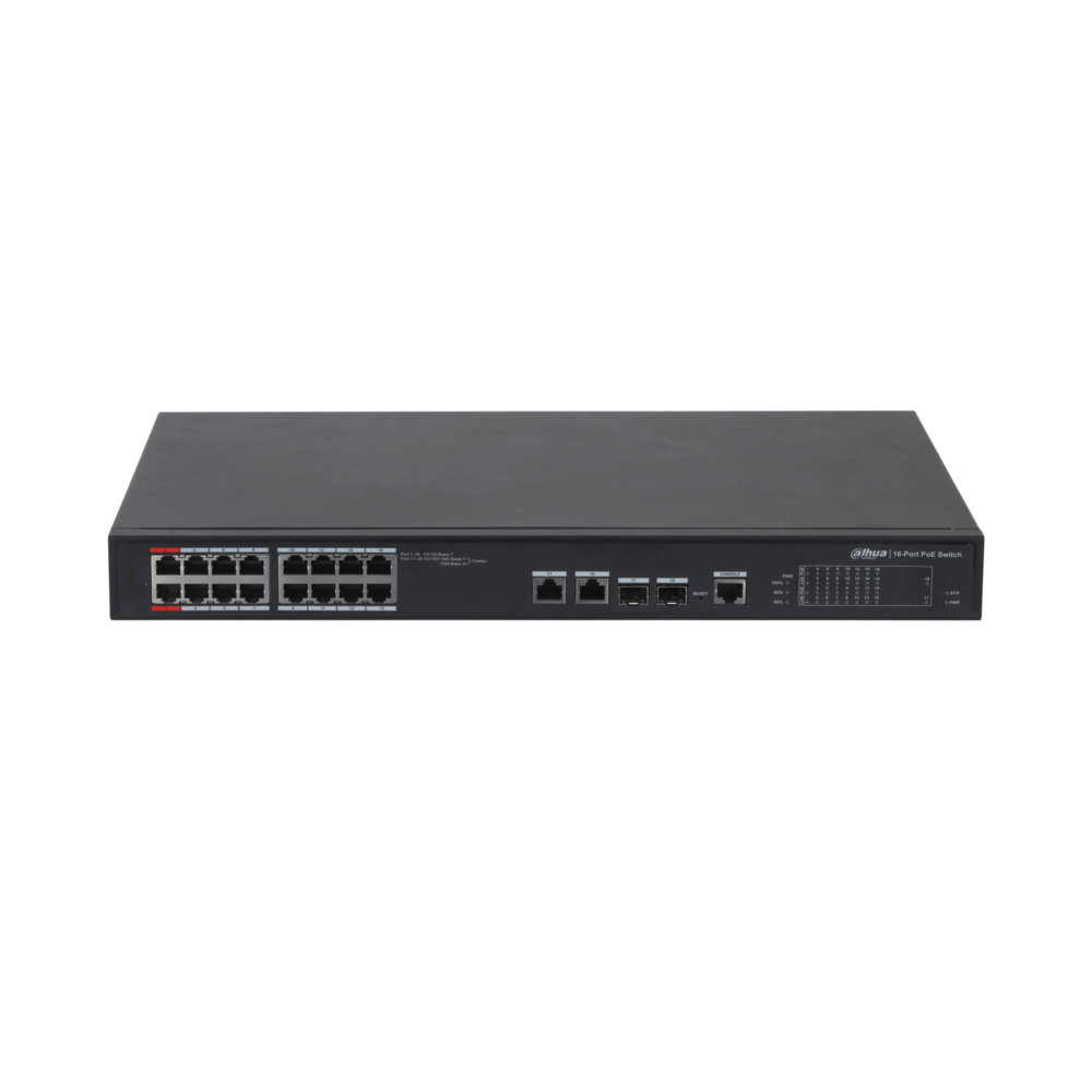 Switch PoE 16 portowy PFS4218-16ET-240-V3 DAHUA