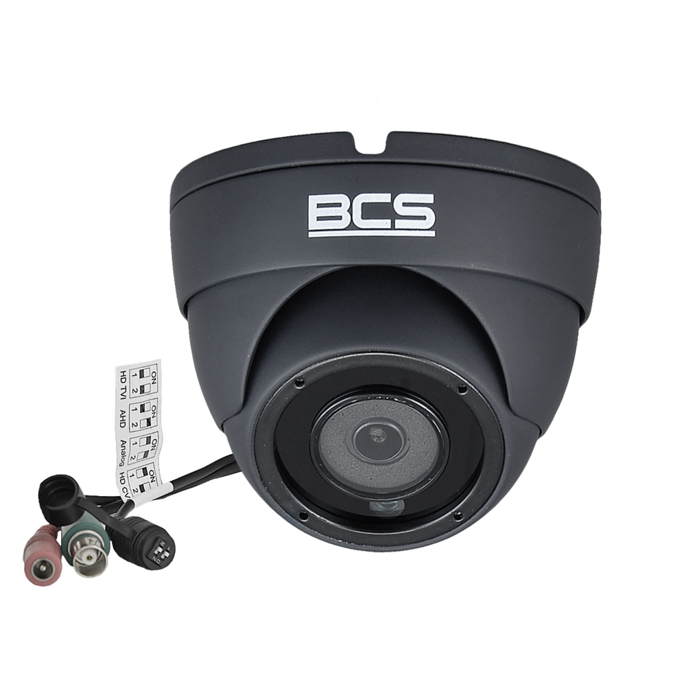 Kamera HDCVI kopułowa BCS BCS-DMQE2500IR3-G 3.6 mm