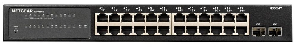 Switch gigabitowy 24 portowy GS324T-100EUS NETGEAR