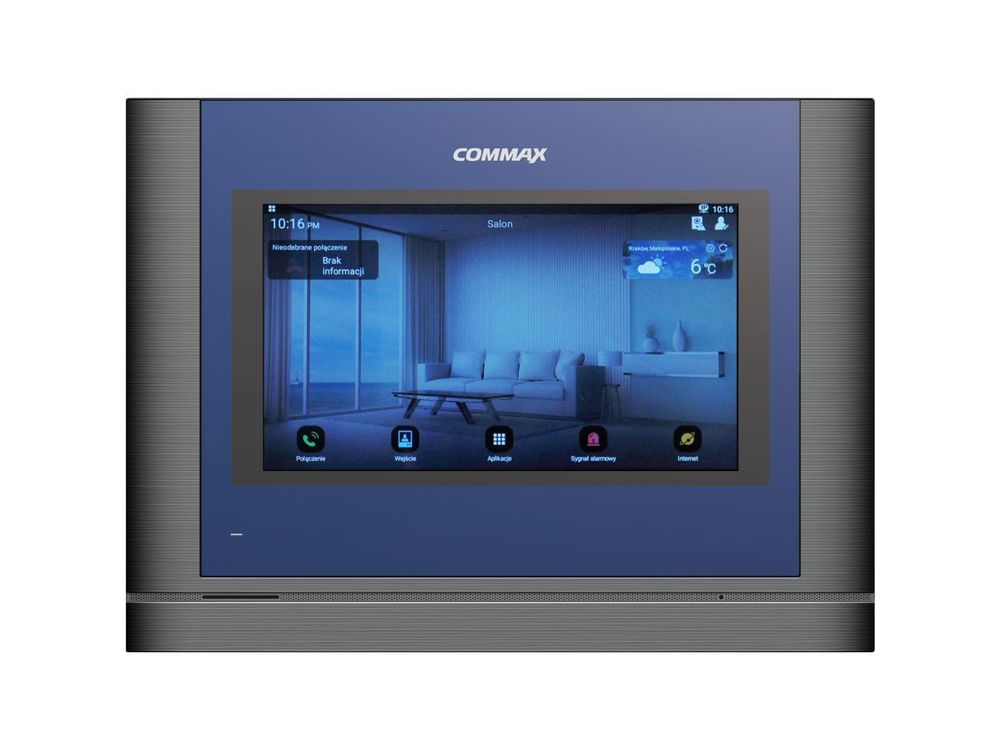 Monitor IP 7" głośnomówiący CIOT-700ML DARK SILVER COMMAX