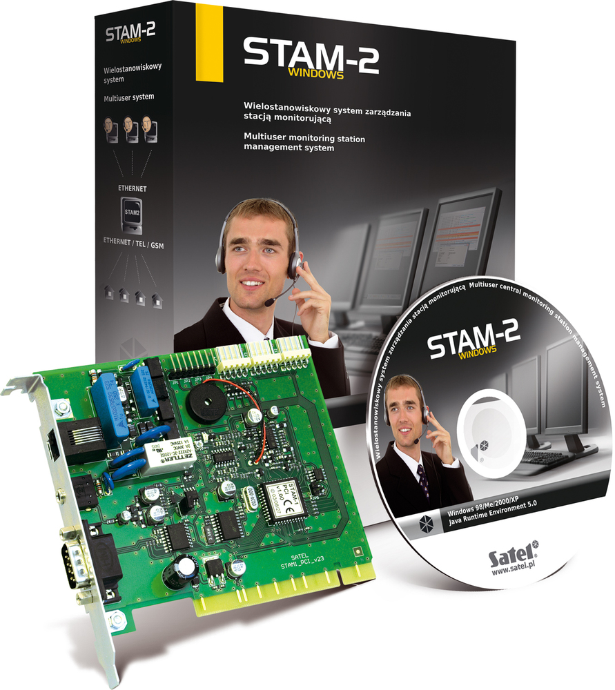 Karta podstawowa Ethernetowa STAM-1 PE + Program P