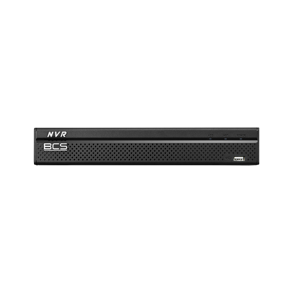 Rejestrator IP BCS BCS-L-NVR0401-4KE obsługa 4 kamer IP