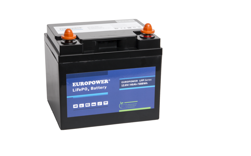 Akumulator LFP 12,8V 46AH LiFePO4 EUROPOWER