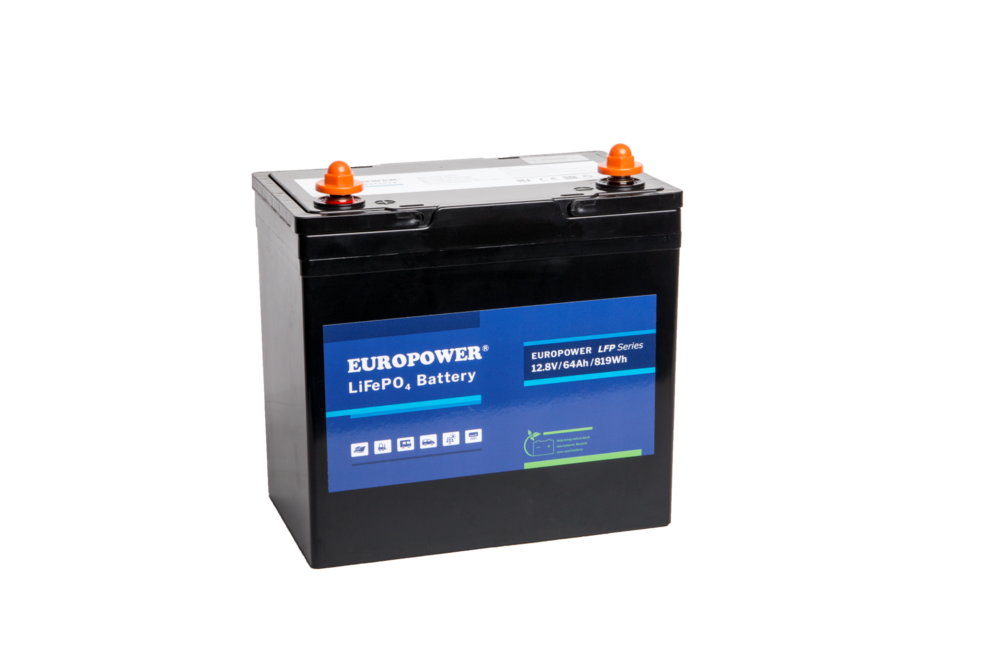 Akumulator LFP 12,8V 64AH EUROPOWER