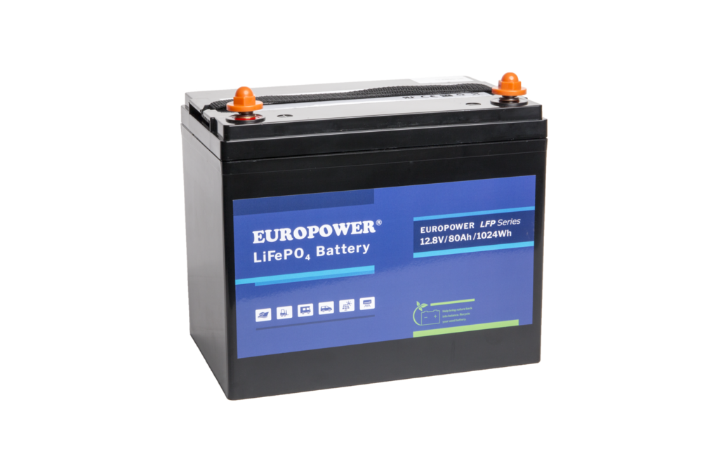 Akumulator LFP 12,8V 80AH EUROPOWER