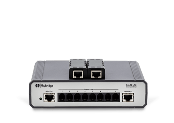 NVT Phybridge PL-08 switch z 2 adaptorami 1120103 2N