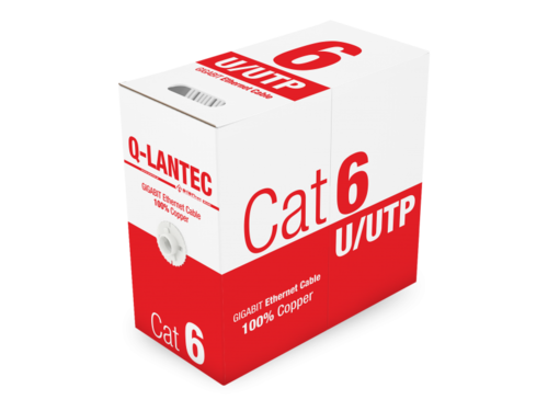 Skrętka Q-LANTEC U/UTP kat.6 PVC Eca KIU6PVC305Q