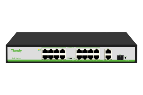 Switch POE 16 portowy TC-P3S019 Spec:H/1621/AT/180 Tiandy