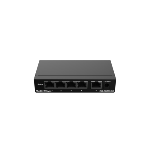 Switch zarządzalny 5-portowy gigabit RG-ES205GC Reyee