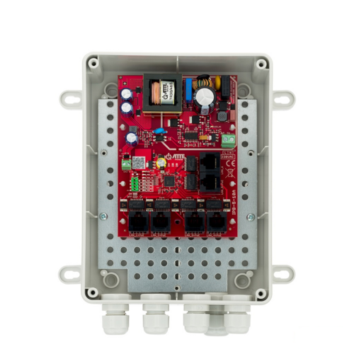 Zestaw do 5 kamer IP switch PoE 5P+1UP IPB-5-10A-M2 ATTE