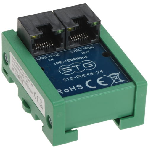 Adapter Zasilania gigabit PoE STG-POE48-24 STG