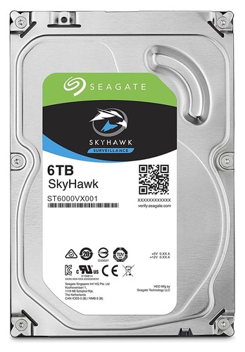 Dysk HDD 3.5'' Seagate SkyHawk ST6000VX0001 6TB 