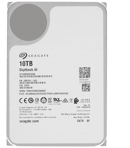 Dysk HDD 3.5'' Seagate SkyHawk ST10000VE0008 10TB 