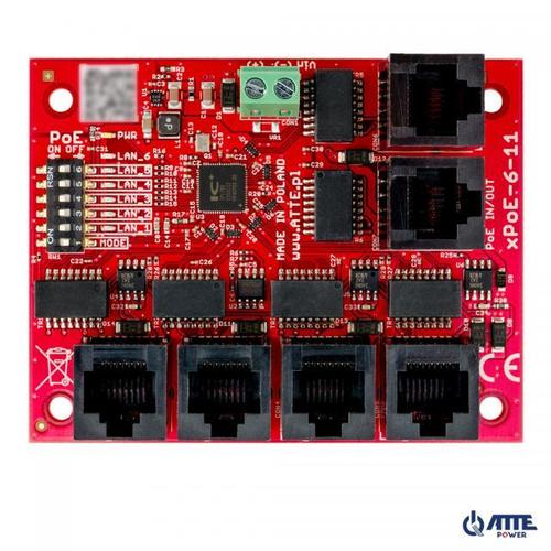 Switch PoE 6 portowy XPOE-6-11-OF ATTE