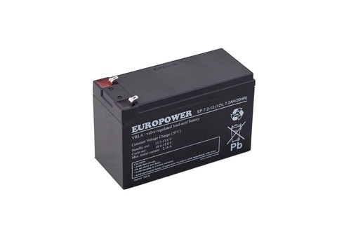 EP 7,2-12 Akumulator Europower 12V 7,2Ah