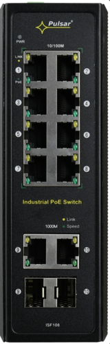 Switch przemysłowy PoE 12 portowy ISF108 PULSAR