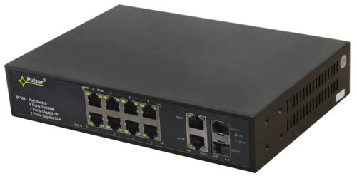 Switch PoE 12 portowy do 8 kamer IP SF108-90W PULSAR