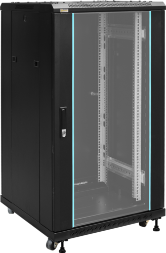 Szafa RACK 22U stojąca złożona ZRS2266 PULSAR