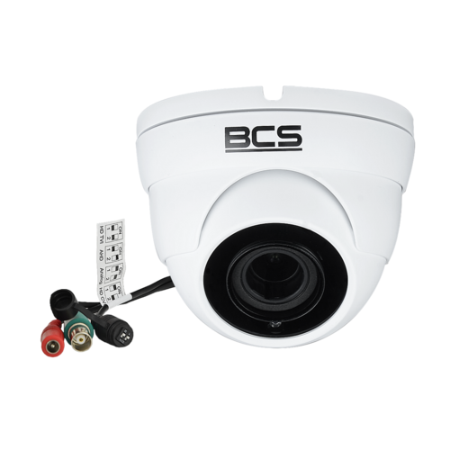 Kamera HDCVI kopułowa BCS BCS-DMQ4803IR3-B 3.6-10 mm
