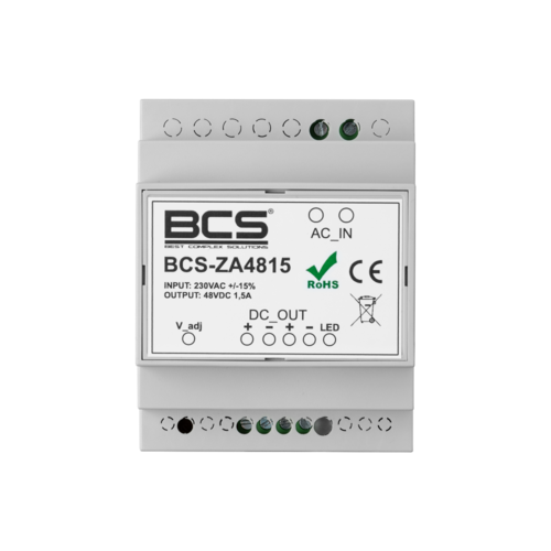 Zasilacz sieciowy BCS-ZA4815