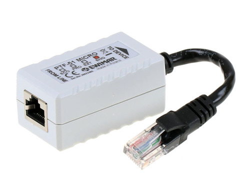 1-kanałowe zabezpieczenie przepięciowe LAN do kamer IP PTF-51-ENG/POE/MICRO