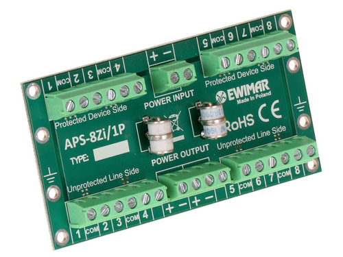 Zabezpieczenie 8 lini APS-8ZI/1P Ewimar