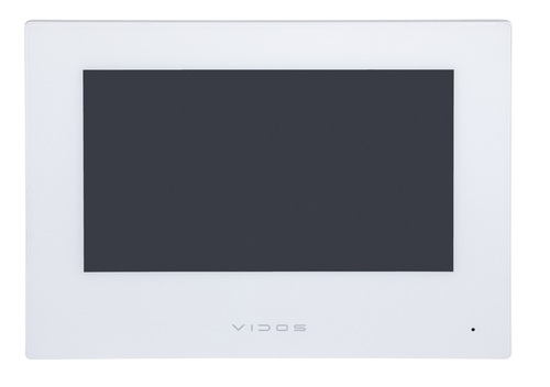 Monitor  IP Vidos ONE. Ekran dotykowy 7" LCD, wbudowany moduł Wi-Fi, pamięć zdjęć, multimedialny, tworzywo ABS / kolor...