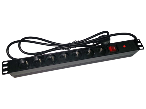 Listwa zasilająca 19" 7 gniazd PZ071U ALANTEC