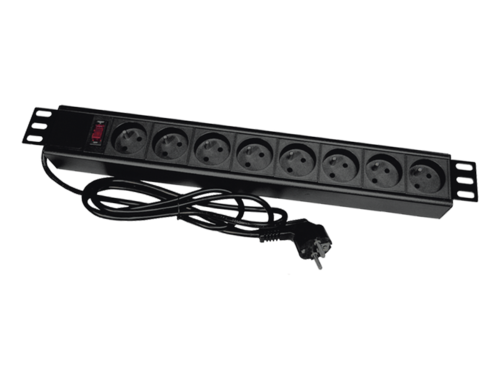 Listwa zasilająca 19" 8 gniazd PZ081U ALANTEC