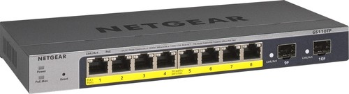 Switch gigabitowy PoE 8 portowy GS110TP-300EUS NETGEAR
