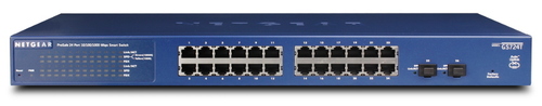Switch gigabitowy 24-port + 2 SFP (GS724TP-400