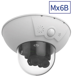 Kamera IP kopułowa Mobotix MX-D16B-F-6D6N041 4.1mm