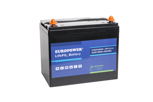 Akumulator LFP 12,8V 80AH EUROPOWER