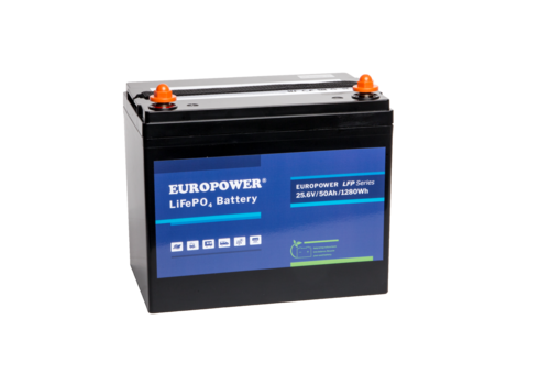 Akumulator LFP 25,6V 50AH EUROPOWER